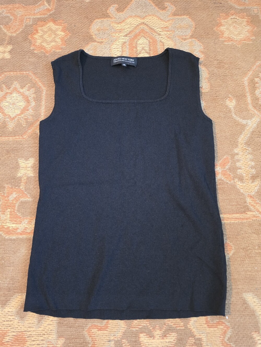 Rib Knit Square Neck Tank
